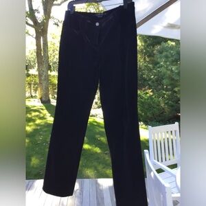 Adrienne Vittadini Chocolate Velvet Pant Size 10. Like new.